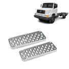 Estribo Lateral Compatível com MB 1620 - Cromado - Conjunto Estribo Lateral Compatível com MB 1620 - Cromado - Conjunto