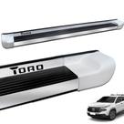 Estribo Lateral Fiat Toro 2016 a 2021 Branco Ambiente Personalizado