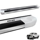 Estribo Lateral Hilux 2016 a 2025 Branco Polar Personalizado