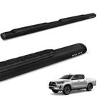Estribo Lateral Hilux CD 2016 a 2020 Oblongo Oval Preto Track