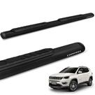 Estribo Lateral Jeep Compass 2017 a 2019 Oblongo Oval Preto