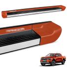 Estribo Lateral Ranger CD 2013 a 2026 Laranja Jalapão Personalizado