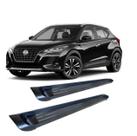 Estribo Nissan Kicks Plataforma De Aluminio Preto