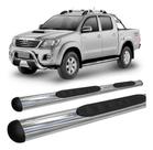 Estribo Oval Oblongo Cromado Hilux 2005 Até 2015