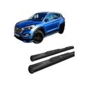 Estribo Oval Oblongo Preto Para Tucson 2017 A 2020