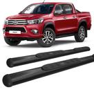 Estribo Oval Preto Para Hilux 2016 até 2020