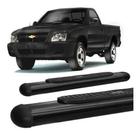 Estribo Oval S10 S-10 1995 A 2011 Cabine Simples Preto