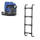 Estribo p Cabine Scania T/R 114/124 Preto 4 Degraus 1460mm