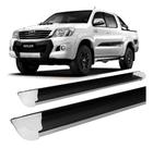 Estribo Personalizado Hilux 2005 a 2015 Ponteira Branca