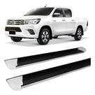 Estribo Personalizado Ponteira Branca Hilux 2016 Até 2020