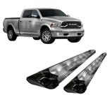 Estribo Personalizado Ponteira Preto Brilhante C Cromado Dodge Ram 12 20