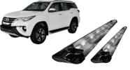 Estribo Personalizado Ponteira Preto Brilhante Cromado SW4 2016 2020