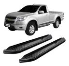 Estribo S-10 Cabine Simples Chapa Preto S10