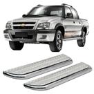Estribo S10 2001 2002 2003 2004 Cromado Plataforma Cab Dupla