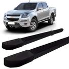 Estribo S10 S-10 Aluminio 2012 A 2017 Cabine Dupla Preto