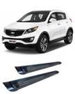 Estribo Sportage Plataforma De Aluminio Preto