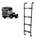 Estribo Traseiro para Scania T/R 4 Degraus - 1460mm - Preto