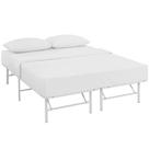 Estructura de Cama Modway Horizon Plegable para Colchón Tamaño Matrimonial, Metal, Blanco Estructura de Cama Modway Horizon Plegable para Colchón Tamaño Matrimonial, Metal, Blanco