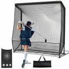 Estrutura de aço Golf Hitting Net Shopsource de 7 x 7 pés para treinamento Estrutura de aço Golf Hitting Net Shopsource de 7 x 7 pés para treinamento