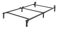 Estrutura de cama Amazon Basics Metal Twin Size 74,5x38,5x18cm preta