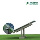 Estrutura de solo para 4 placas pratyc