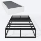 Estrutura metálica de alto perfil Box Spring SHLAND Twin de 23 cm