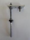Estrutura Suporte Fixador P/ Perfil Painel Solar Galvanizado Alum Inox p/ Telha Fibrocimento Madeira C/ 6un
