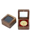 Estuche de Exhibición de Madera QWORK para Monedas de 1.5 a 1.75 pulgadas, Paquete de 2