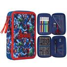 Estuche de lápices Marvel Avengers con set de papelería, grande Estuche de lápices Marvel Avengers con set de papelería, grande