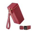 Estuche organizador de viaje para anteojos de sol Cloudever Ancora Rojo