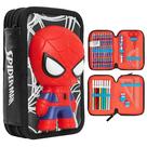 Estuche para lápices 3D de Spiderman de Marvel con set de papelería