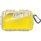 Estuche Pelican 1040 Micro Amarillo/Transparente para iPhone, Cámara, etc.