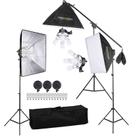 Estúdio de Iluminação ARES 675W c/ Softboxs 50x70 e Lâmpadas - 110V