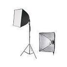 Estúdio de Iluminação Foto e Vídeo Luz Contínua com Softbox 50x50 + Tripé