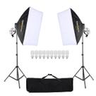 Estúdio Fotográfico Softbox Completo com 2 Tripés + 10 Lâmpadas - 220v