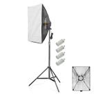 Estúdio Softbox 50x70cm + 4 Lâmpadas de LED + Tripé