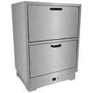 Estufa Aquecedora para Alimentos 54 marmitas EM54L Inox Metalmaq 220V