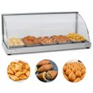 Estufa Para Salgados 5 Bandejas Vitrine Expositor Em Inox Titã Elétrica