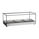 Estufa Vitrine Salgados Quadrada Com LED 3 Bandejas Inox Erato Tita Estufa Vitrine Salgados Quadrada Com LED 3 Bandejas Inox Erato Tita