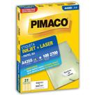 Etiqueta A4 A4355 100 Folhas 31,0 X 63,5 MM Caixa com 2700 Unidades para Impressão INKJET e Laser