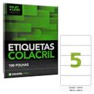 Etiqueta Adesiva A4 CA4347 150 x 49 mm 100 Folhas Colacril