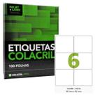 Etiqueta Adesiva A4 CA4366 99,1 x 93,1 mm 100 Folhas Colacril