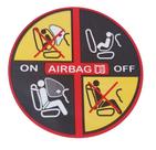 Etiqueta Adesiva Airbag Renault Fluence Megane - 7701209047