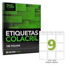 Etiqueta Adesiva Carta CC196 69,85 x 69,85 mm 100 Folhas Col Etiqueta Adesiva Carta CC196 69,85 x 69,85 mm 100 Folhas Col