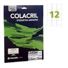 Etiqueta Adesiva Colacril A4 CA4264 63,5x72mm 25Fls