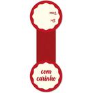 Etiqueta Adesiva com Carinho 110MMX235MM Pacote com 10