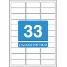 Etiqueta Adesiva Inkjet/Laser A4 25,4mmx63,5mm TB256 825 Unidades Etiqueta Adesiva Inkjet/Laser A4 25,4mmx63,5mm TB256 825 Unidades
