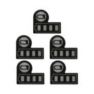 Etiqueta Adesiva LED Para Bateria Li-ion Makita 18V 14.4V BL1830B BL1860 BL1890 BL1815 BL1415