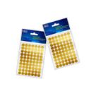 Etiqueta Adesiva Multiuso 13mm Ouro 6 Folhas 420 Unidades