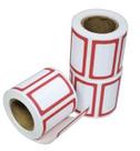 ETIQUETA ADESIVA PARA PREÇO TARJADA C/3 ROLOS 36 x 20 x 5mm TILIBRA